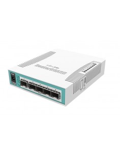 Mikrotik CRS106-1C-5S switch Gigabit Ethernet (10 100 1000) Energía sobre Ethernet (PoE) Blanco