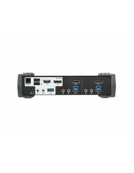 ATEN Switch KVMP™ DisplayPort 4K MST USB 3.0 de 2 puertos (cables incluidos)
