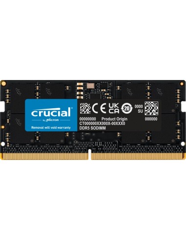 Crucial CT16G48C40S5 módulo de memoria 16 GB 1 x 16 GB DDR5 4800 MHz