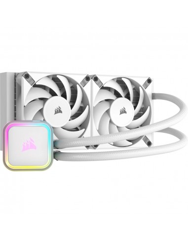 Corsair H100I Elite Procesador Sistema de refrigeración líquida todo en uno 12 cm Blanco 1 pieza(s)