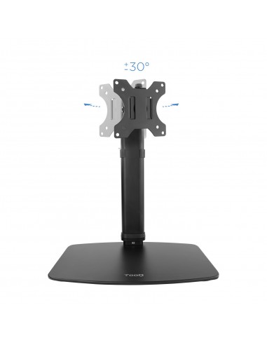 TooQ DB1127TN-B soporte para monitor 68,6 cm (27") Negro Escritorio