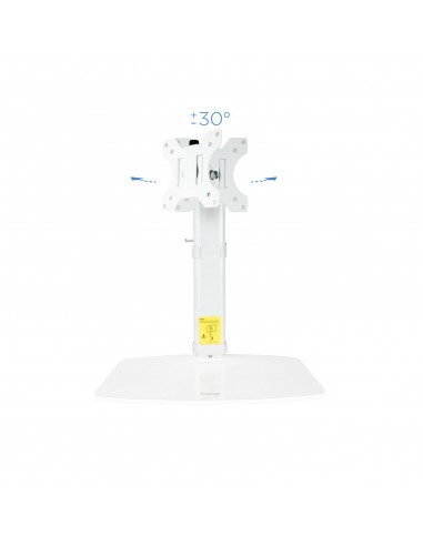 TooQ DB1127TN-W soporte para monitor 68,6 cm (27") Blanco Escritorio