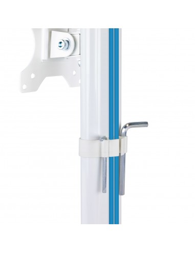 TooQ DB1127TN-W soporte para monitor 68,6 cm (27") Blanco Escritorio