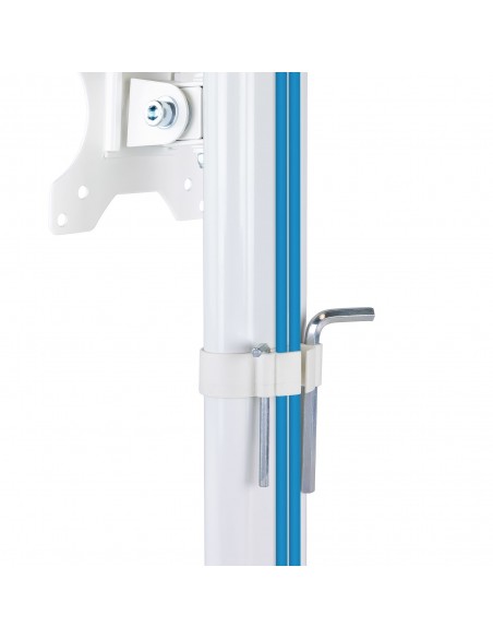 TooQ DB1127TN-W soporte para monitor 68,6 cm (27") Blanco Escritorio