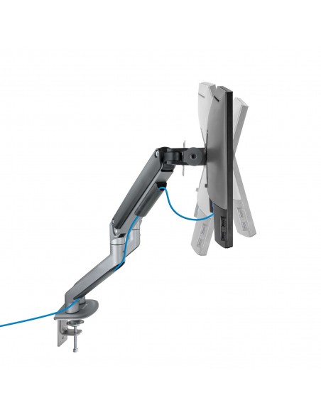 TooQ DB4132TNR-G soporte para monitor 81,3 cm (32") Negro Escritorio