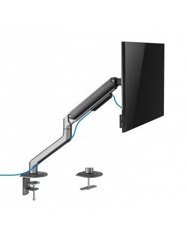 TooQ DB4032TNR-G soporte para monitor 81,3 cm (32") Negro Escritorio