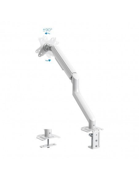 TooQ DB4032TNR-W soporte para monitor 81,3 cm (32") Blanco Escritorio