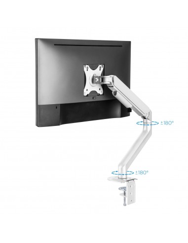 TooQ DB4032TNR-W soporte para monitor 81,3 cm (32") Blanco Escritorio