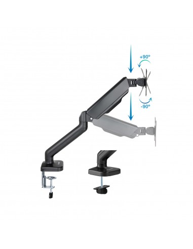 TooQ Soporte de Mesa para Pantalla 17"-32", Negro