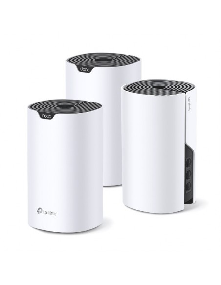 TP-Link Deco S7 (3-pack) Doble banda (2,4 GHz   5 GHz) Wi-Fi 5 (802.11ac) Blanco, Negro Interno