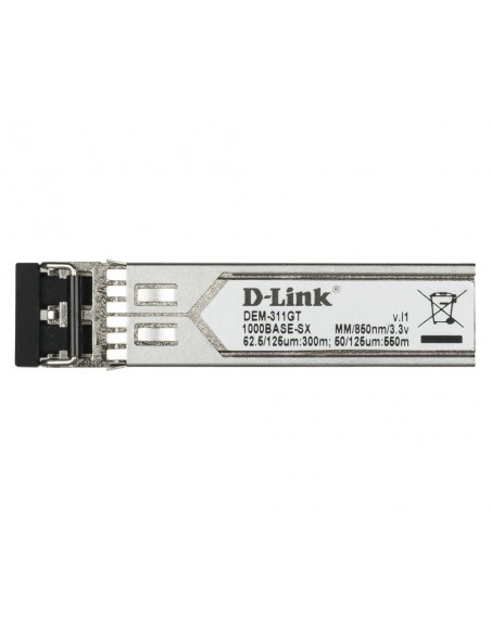 D-Link DEM-311GT red modulo transceptor Fibra óptica 1000 Mbit s SFP 850 nm
