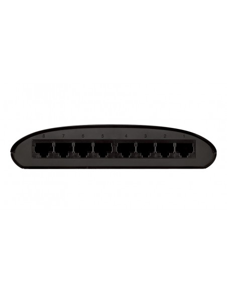 D-Link DES-1008D No administrado Fast Ethernet (10 100) Negro