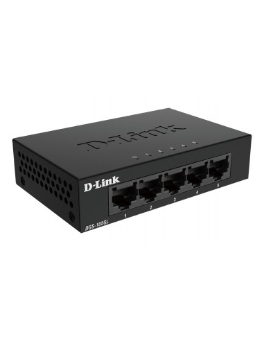 D-Link DGS-105GL E switch No administrado Gigabit Ethernet (10 100 1000) Negro