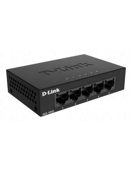 D-Link DGS-105GL E switch No administrado Gigabit Ethernet (10 100 1000) Negro