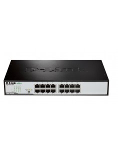 D-Link DGS-1016D E switch No administrado Negro, Metálico 2
