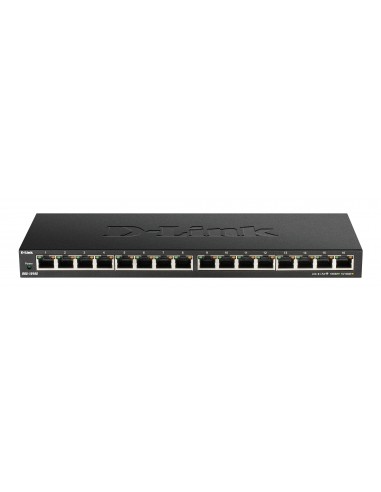 D-Link DGS-1016S switch No administrado Gigabit Ethernet (10 100 1000) Negro