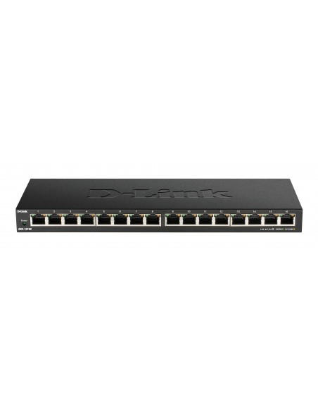 D-Link DGS-1016S switch No administrado Gigabit Ethernet (10 100 1000) Negro