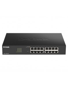 D-Link DGS-1100-16V2 switch Gestionado L2 Gigabit Ethernet (10 100 1000) Negro