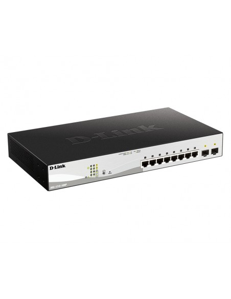 D-Link DGS-1210-10MP Gestionado L2 Gigabit Ethernet (10 100 1000) Energía sobre Ethernet (PoE) Negro, Gris