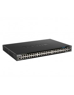 D-Link DGS-1520-52MP Gestionado L3 Gigabit Ethernet (10 100 1000) Energía sobre Ethernet (PoE) 1U Negro