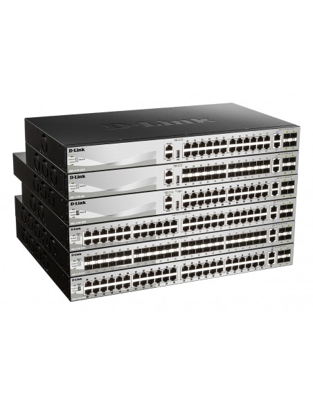 D-Link DGS-3130-30S E switch Gestionado L3 10G Ethernet (100 1000 10000) Gris