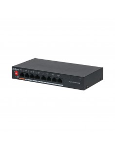Dahua Technology PoE DH-PFS3008-8ET-60 switch No administrado L2 Fast Ethernet (10 100) Energía sobre Ethernet (PoE) Negro