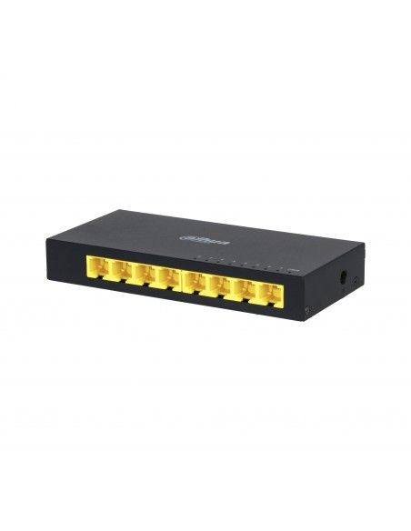 Dahua Technology Access DH-PFS3008-8GT switch No administrado L2 Gigabit Ethernet (10 100 1000) Negro