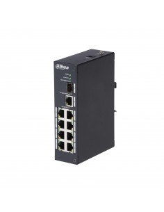 Dahua Technology Access DH-PFS3110-8T switch No administrado L2 Fast Ethernet (10 100) Negro