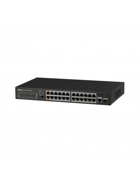 Dahua Technology PoE DH-PFS3125-24ET-190 switch Gigabit Ethernet (10 100 1000) Energía sobre Ethernet (PoE) Negro