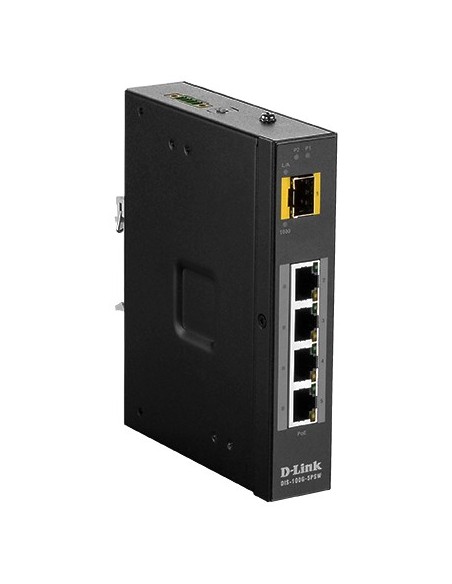 D-Link DIS‑100G‑5PSW No administrado L2 Gigabit Ethernet (10 100 1000) Energía sobre Ethernet (PoE) Negro