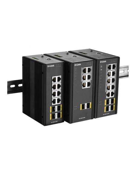 D-Link DIS‑300G‑8PSW Gestionado L2 Gigabit Ethernet (10 100 1000) Energía sobre Ethernet (PoE) Negro