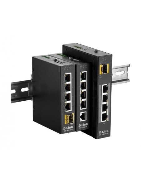 D-Link DIS‑100G‑5W No administrado L2 Gigabit Ethernet (10 100 1000) Negro