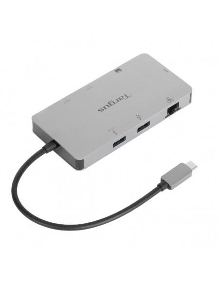 Targus DOCK423EU base para portátil y replicador de puertos Alámbrico USB 3.2 Gen 1 (3.1 Gen 1) Type-C Plata