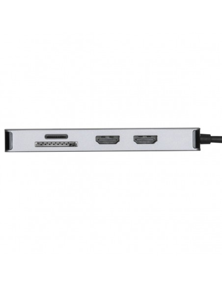 Targus DOCK423EU base para portátil y replicador de puertos Alámbrico USB 3.2 Gen 1 (3.1 Gen 1) Type-C Plata