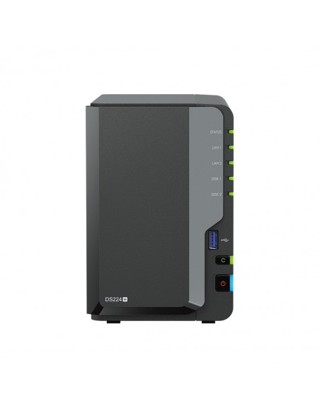 Synology DiskStation DS224+ servidor de almacenamiento NAS Escritorio Ethernet Negro J4125