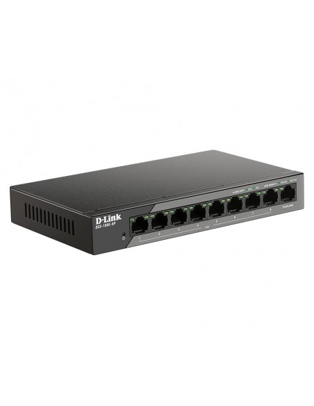 D-Link DSS-100E-9P switch No administrado Fast Ethernet (10 100) Energía sobre Ethernet (PoE) Negro