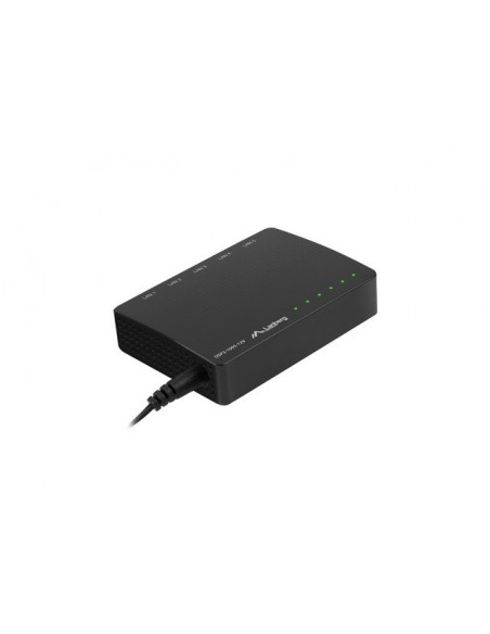 Lanberg DSP2-1005-12V switch No administrado Gigabit Ethernet (10 100 1000) Negro