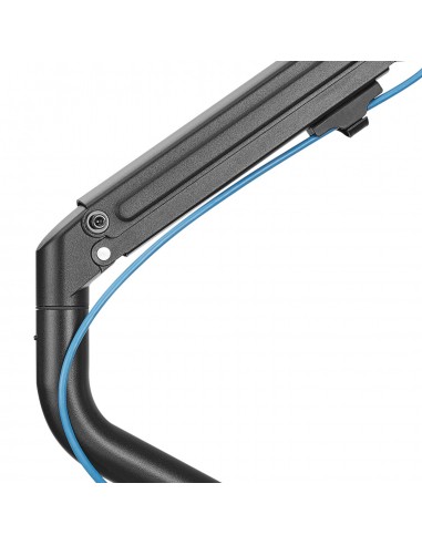 AISENS Soporte de Mesa ECO Contrapeso Giratorio e Inclinable para Monitor TV 8Kg (3 Pivotes, 1 Brazo) de 17-32, Negro