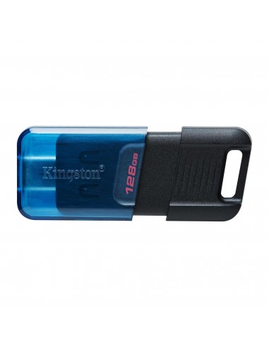 Kingston Technology DataTraveler 80 unidad flash USB 128 GB USB Tipo C 3.2 Gen 1 (3.1 Gen 1) Negro, Azul