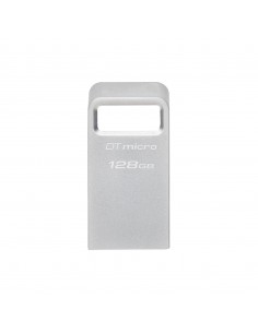 Kingston Technology DataTraveler Micro unidad flash USB 128 GB USB tipo A 3.2 Gen 1 (3.1 Gen 1) Plata