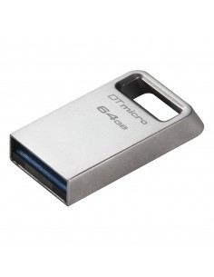 Kingston Technology DataTraveler Micro unidad flash USB 64 GB USB tipo A 3.2 Gen 1 (3.1 Gen 1) Plata 2