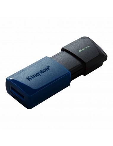 Kingston Technology DataTraveler Exodia M unidad flash USB 64 GB USB tipo A 3.2 Gen 1 (3.1 Gen 1) Negro, Azul