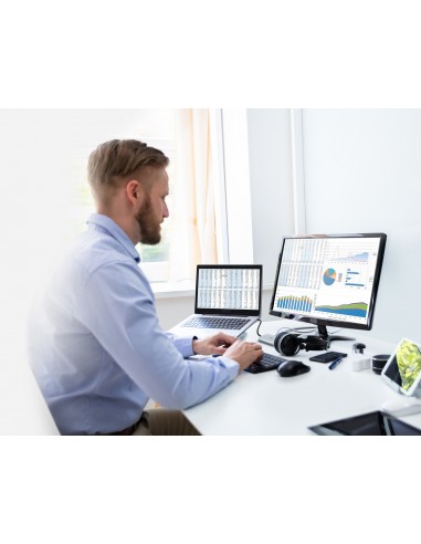 D-Link DUB-2327 base para portátil y replicador de puertos Alámbrico USB Tipo C Gris