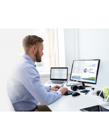 D-Link DUB-2335 base para portátil y replicador de puertos Alámbrico USB Tipo C Gris