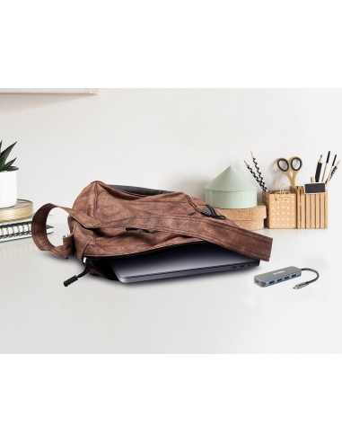 D-Link DUB-2340 hub de interfaz USB Tipo C 5000 Mbit s Gris