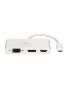 D-Link DUB-V310 base para portátil y replicador de puertos Alámbrico USB 3.2 Gen 1 (3.1 Gen 1) Type-C Blanco 2
