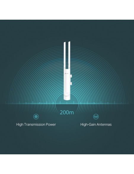 TP-Link EAP113-Outdoor 300 Mbit s Blanco Energía sobre Ethernet (PoE)