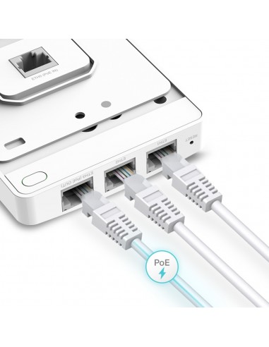 TP-Link EAP235-Wall 867 Mbit s Blanco Energía sobre Ethernet (PoE)