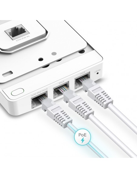 TP-Link EAP235-Wall 867 Mbit s Blanco Energía sobre Ethernet (PoE)