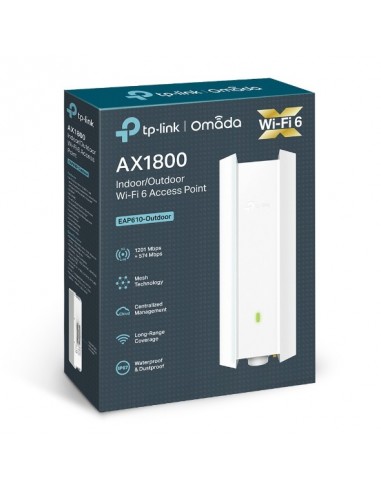 TP-Link EAP610-OUTDOOR punto de acceso inalámbrico 1201 Mbit s Blanco Energía sobre Ethernet (PoE)